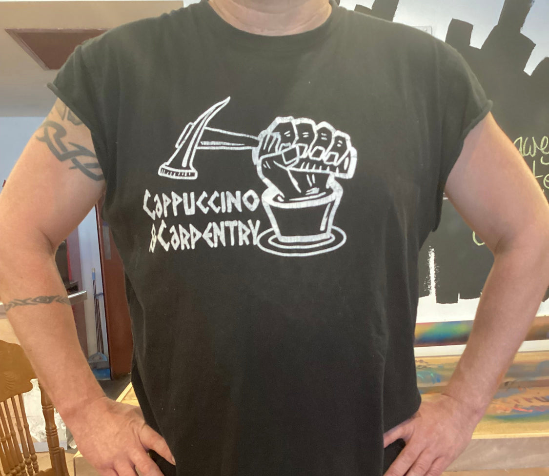 Cappuccino and Carpentry t shirt