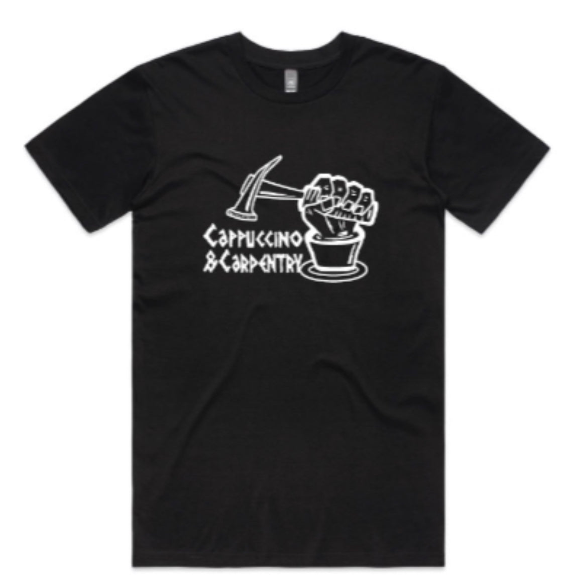 Cappuccino and Carpentry t shirt